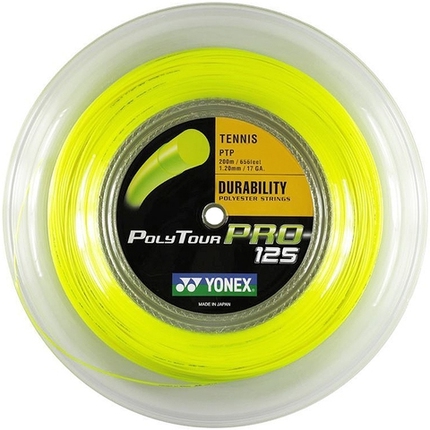 Tenisový výplet Yonex Poly Tour Pro 200m, 1.25 yellow