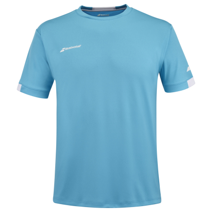 Tenis - Dětské tenisové tričko Babolat Play Crew Neck Tee, cyan blue