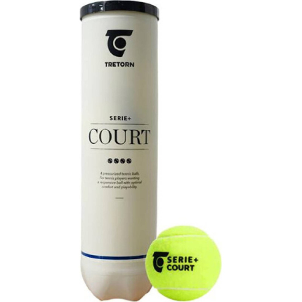 Tenis - Tenisové míče Tretorn Serie+ Court, 4 ks