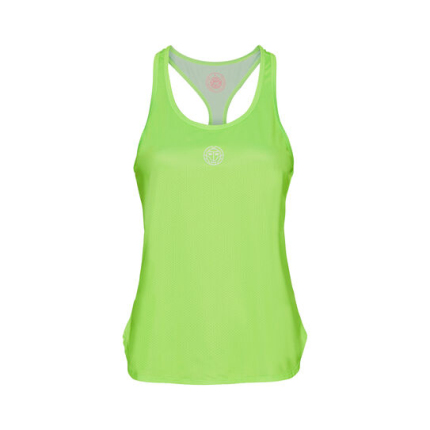 Tenis - Dětské tenisové tílko Bidi Badu Rahel Tech Tank, neon green